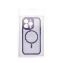Etui na iPhone 15 PRO Full Matte Mag Cover zgodne z MagSafe fioletowy