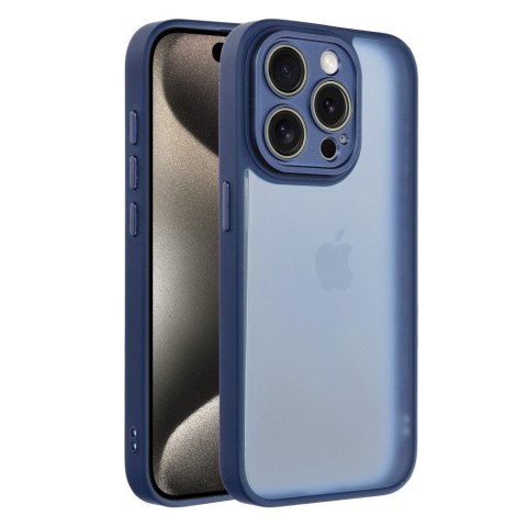 Etui na iPhone 15 Variete granatowe