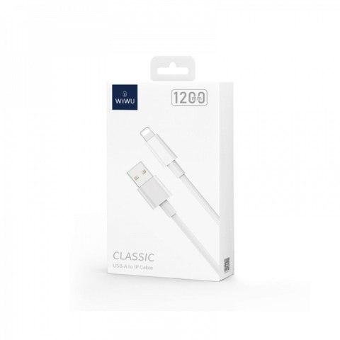 Kabel USB A do Lightning Wiwu 2,4A Wi-C006 biały