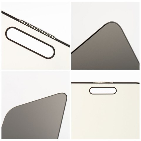 Szkło Hartowane 6D do iPhone 15 PLUS / 16 PLUS OG Shuijia Glass czarne