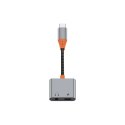 WiWU - Audio adapter LT10 Typ C do Typ C + 3.5mm