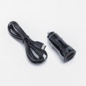 Ładowarka samochodowa Blue Star USB C + USB A QC3.0 PD AFC PPS 3A 30W + kabel USB C do USB C czarna