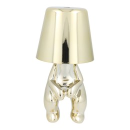 Lampka nocna GOLD MAN Art Deco siedzący (wzór 2) MLTL