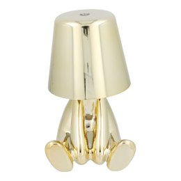 Lampka nocna GOLD MAN Art Deco siedzący (wzór 5) MLTL