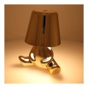 Lampka nocna GOLD MAN Art Deco siedzący (wzór 7) MLTL