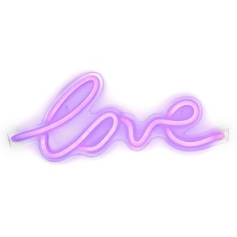 NEON NA ŚCIANĘ LED na USB - LOVE model
