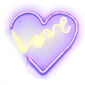 NEON NA ŚCIANĘ LED na USB - Love 2 model