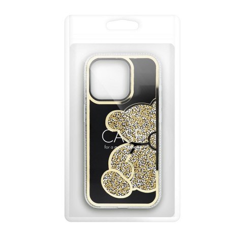 Etui na iPhone 11 Teddy Bear złote