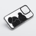 Etui na iPhone 16 Teddy Bear czarne