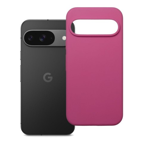 Etui na Google Pixel 9 Silicone 2mm (camera protection) różowe