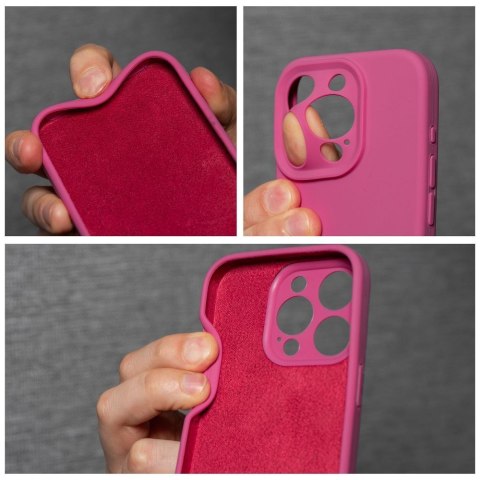 Etui na iPhone 16 PRO MAX Silicone 2mm (camera protection) różowe