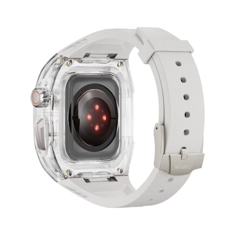 WiWU - Pasek do smartwatcha Wi-WB013 Rambo Watch Band 42/44/45mm - biały