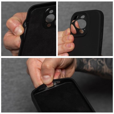 Etui na iPhone 17 AIR Silicone 2mm (camera protection) czarne