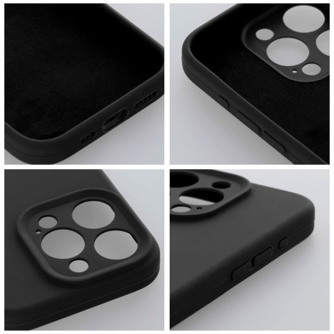 Etui na iPhone 17 Pro Max / 18 Pro Max (low camera edge) Silicone 2mm (camera protection) czarne