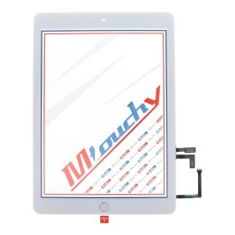 MUSTTBY Ekran dotykowy + taśma klejąca + Home do iPAD 5 (biały)