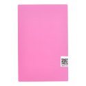 Folia do cięcia do plotera na tył telefonu 180 x 120 mm 10 sztuk - różowa z brokatem