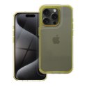 Etui na iPhone 14 PRO Matrix Clear żółte