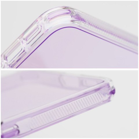 Etui na Samsung S25 EDGE Matrix Clear jasnofioletowe