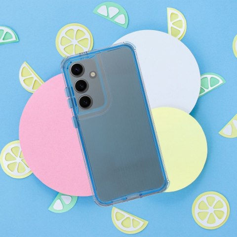 Etui na Samsung S26 PLUS Matrix Clear niebieskie