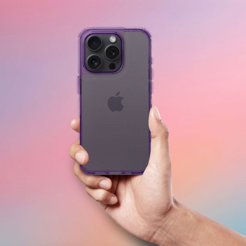 Etui na iPhone 17 AIR Matrix Clear jasnofioletowe