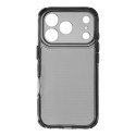 Etui na iPhone 17 Pro / 18 Pro (low camera edge) Matrix Clear czarne