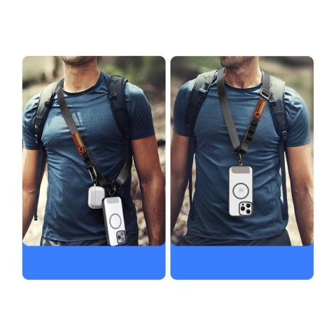 DUX DUCIS Outdoor Cross Body - smycz do telefonu czarna