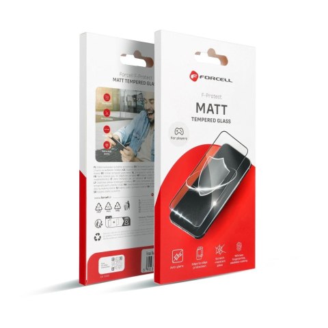 Szkło hartowane do iPhone 14 PRO Forcell Matt Glass czarne