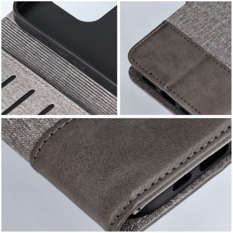 Etui z klapką na Xiaomi Redmi Note 14 PRO 4G Gomma Book szare