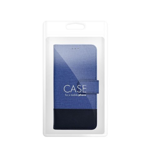 Etui z klapką na iPhone 16 PLUS Gomma Book niebieskie