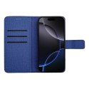 Etui z klapką na iPhone 16 PRO MAX Gomma Book niebieskie
