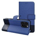 Etui z klapką na iPhone 16e (SE 4 2025) Gomma Book niebieskie