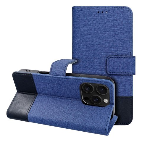 Etui z klapką na iPhone 16e (SE 4 2025) Gomma Book niebieskie