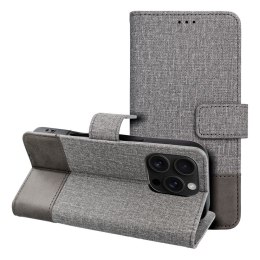 Etui z klapką na iPhone 17 PRO MAX / 18 PRO MAX Gomma Book szare