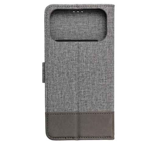 Etui z klapką na iPhone 17 PRO MAX / 18 PRO MAX Gomma Book szare