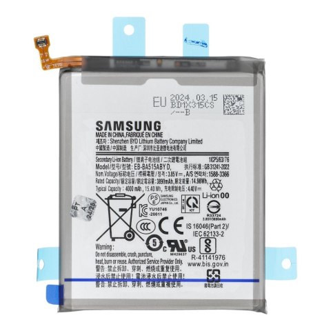ServicePack Bateria EB-BA515ABY do SAMSUNG A51 A515 GH82-21668A
