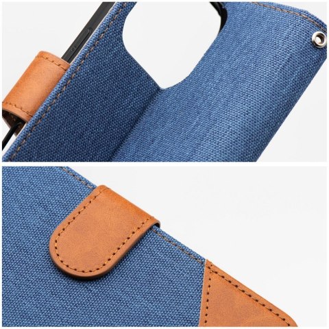 Etui z klapką na iPhone 16 PLUS Jeans Book niebieskie