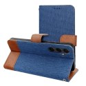 Etui z klapką na Samsung S25 Edge Jeans Book niebieskie