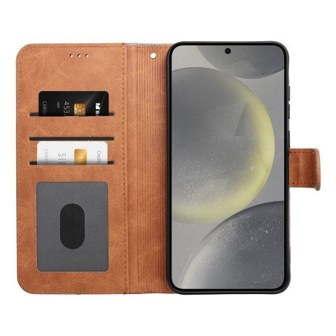 Etui z klapką na Samsung S25 Edge Jeans Book niebieskie
