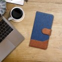Etui z klapką na Samsung S25 Edge Jeans Book niebieskie