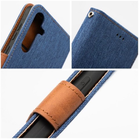 Etui z klapką na Samsung S25 Edge Jeans Book niebieskie