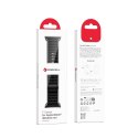 Pasek do Apple Watch Forcell F-Design FA12 dziurki silikon 38 / 40 / 41 mm czarny