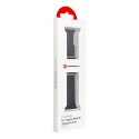 Pasek do Apple Watch Forcell F-Design FA12 dziurki silikon 38 / 40 / 41 mm czarny