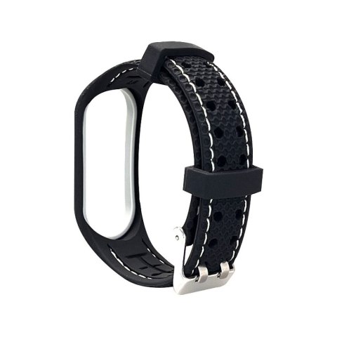 Pasek z elastomeru LIFESTYLE do XIAOMI Mi Band 7 czarny (03)