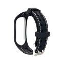 Pasek z elastomeru LIFESTYLE do XIAOMI Mi Band 5 / 6 czarny (03)