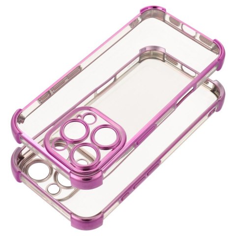 Etui na Samsung S25 EDGE Antishock Electro purpurowe