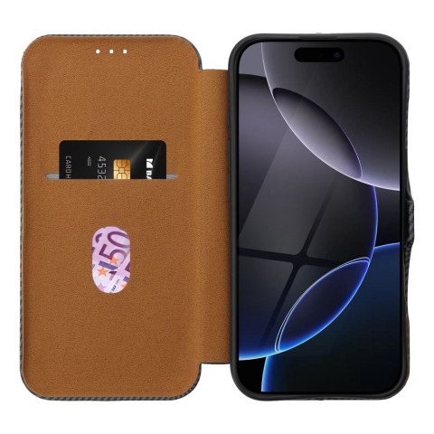 Etui z klapką na iPhone 16 PLUS Folio Side Magnet czarne