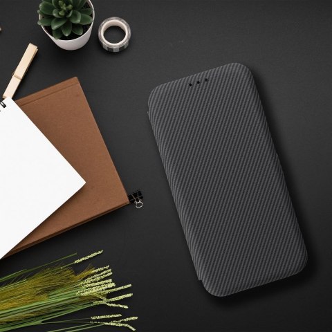 Etui z klapką na iPhone 16 PLUS Folio Side Magnet czarne