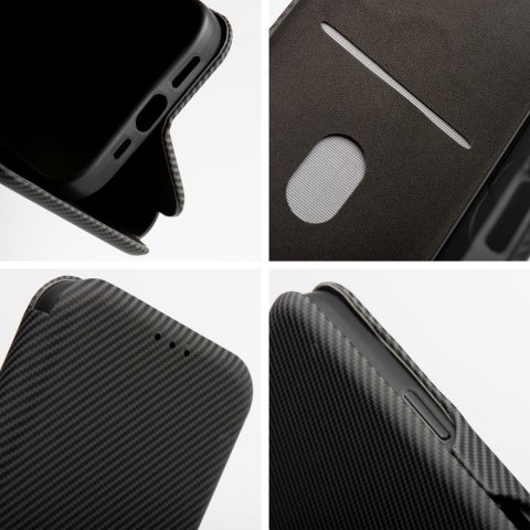Etui z klapką na iPhone 16 PLUS Folio Side Magnet czarne