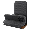 Etui z klapką na iPhone 16 PLUS Folio Side Magnet czarne