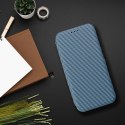 Etui z klapką na iPhone 16 PLUS Folio Side Magnet niebieskie